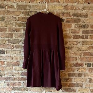 Ted Baker Burgundy Knit Dress